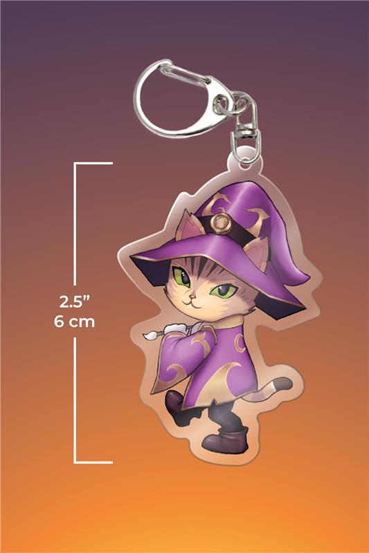 Cinnamon Acrylic Keychain